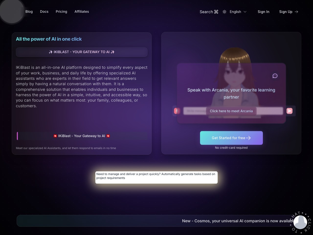 IKiBlast – Your Gateway to AI-一站式AI平台，简化生活与工作