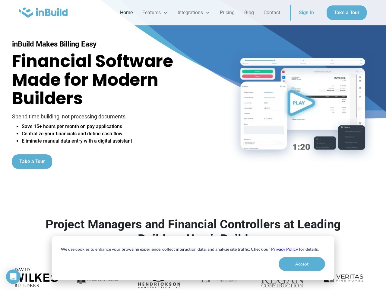 inBuild官网 – 智能建筑账款管理软件