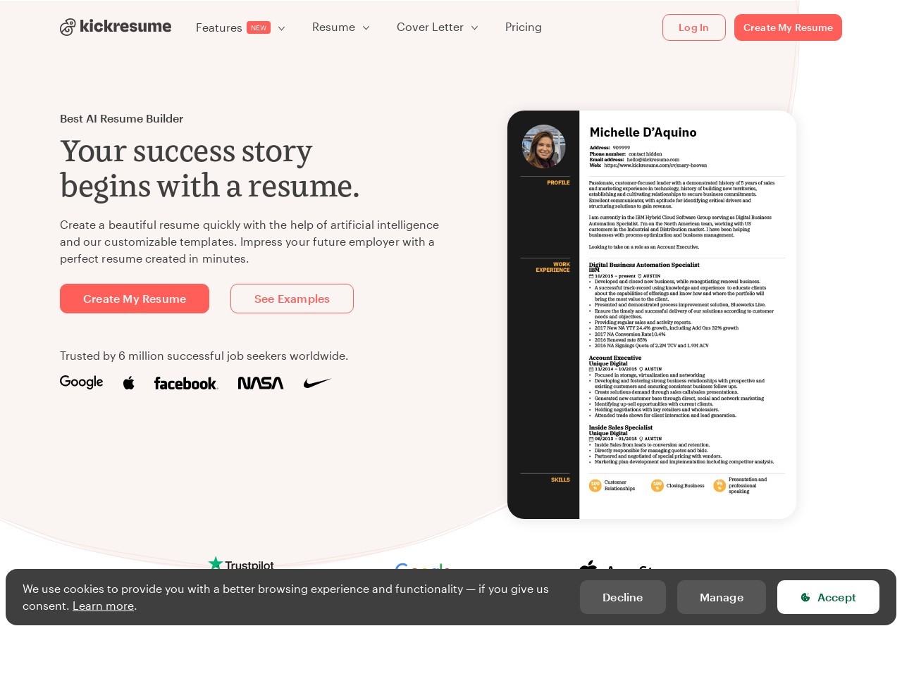 Kickresume