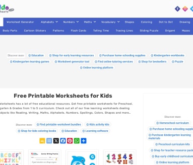 Kiddoworksheets