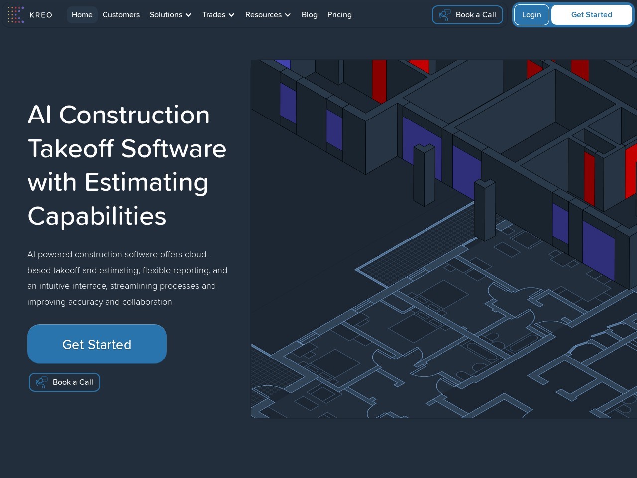 Kreo Software官网 – 智能建筑测量与估算软件