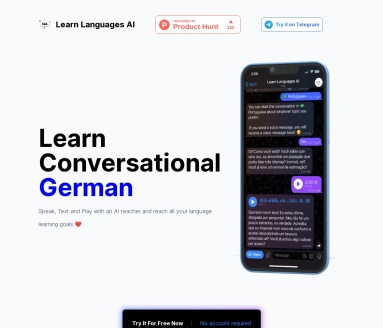 Learn Languages AI官网 – 创新的语言学习平台