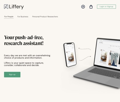Liffery官网 – 无干扰的在线购物与研究工具
