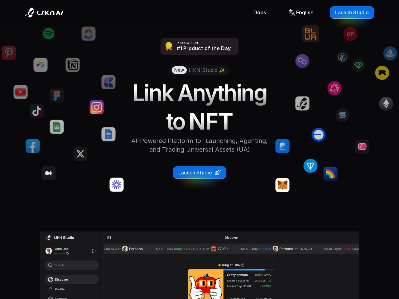 LIKN官网 – 连接Web2内容与Web3的强大协议