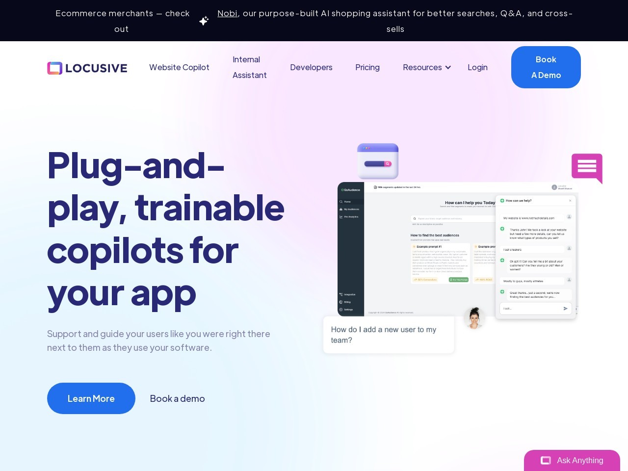 Locusive’s Chatbot For Slack官网 – 智能助手，连接您的业务应用