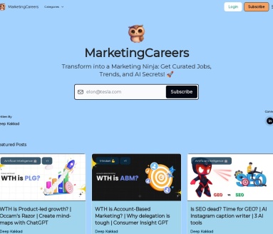 MarketingCareer官网 – 开启您的市场营销之旅