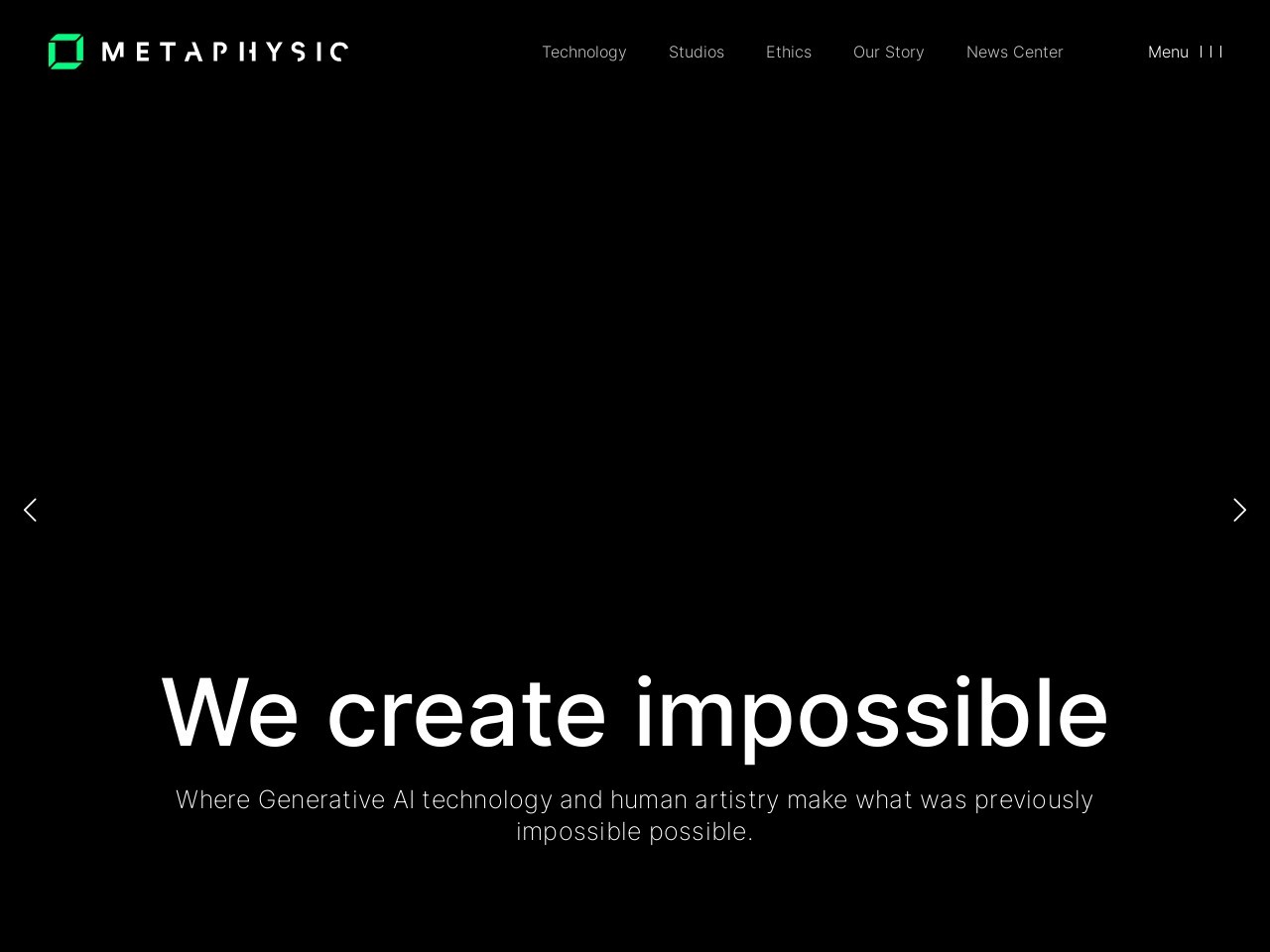 Metaphysic AI官网 – 生成超真实视频内容的领先技术