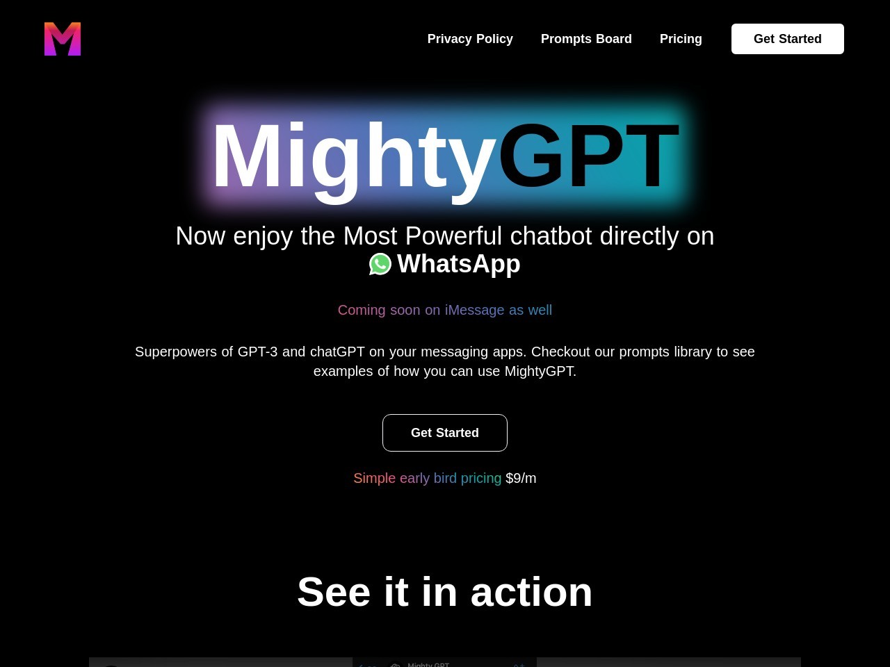 MightyGPT官网 – 强大的聊天机器人