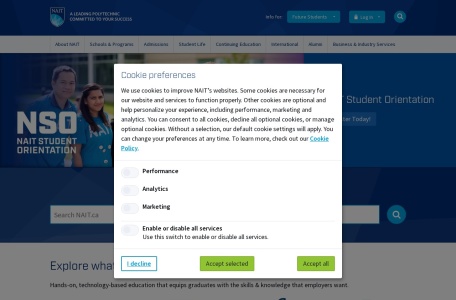 北阿尔伯塔理工学院官网