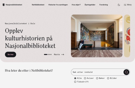 挪威国家图书馆官网