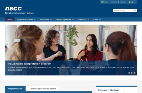 新斯科舍社区学院官网