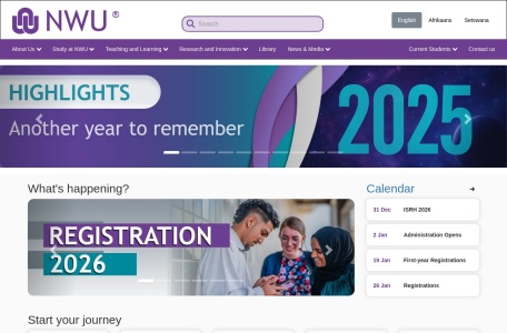 南非西北大学官网