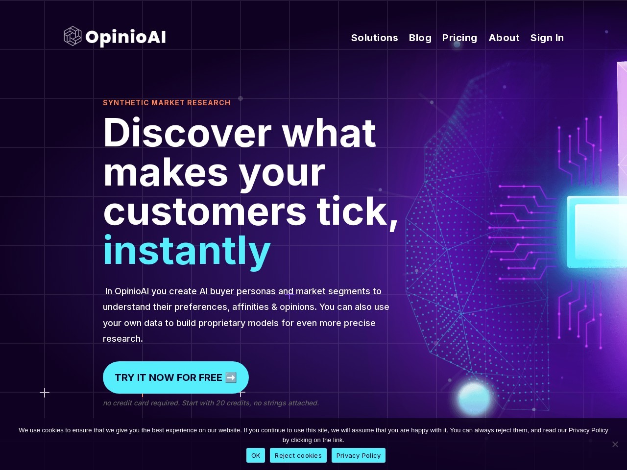 OpinioAI官网 – AI驱动的研究平台