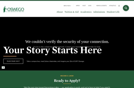 纽约州立大学奥斯威戈分校官网