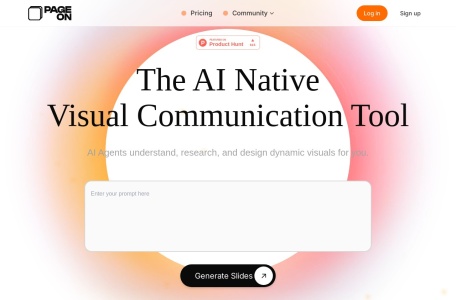 PageOn.ai：AI智能演示快速生成动态视觉与幻灯片