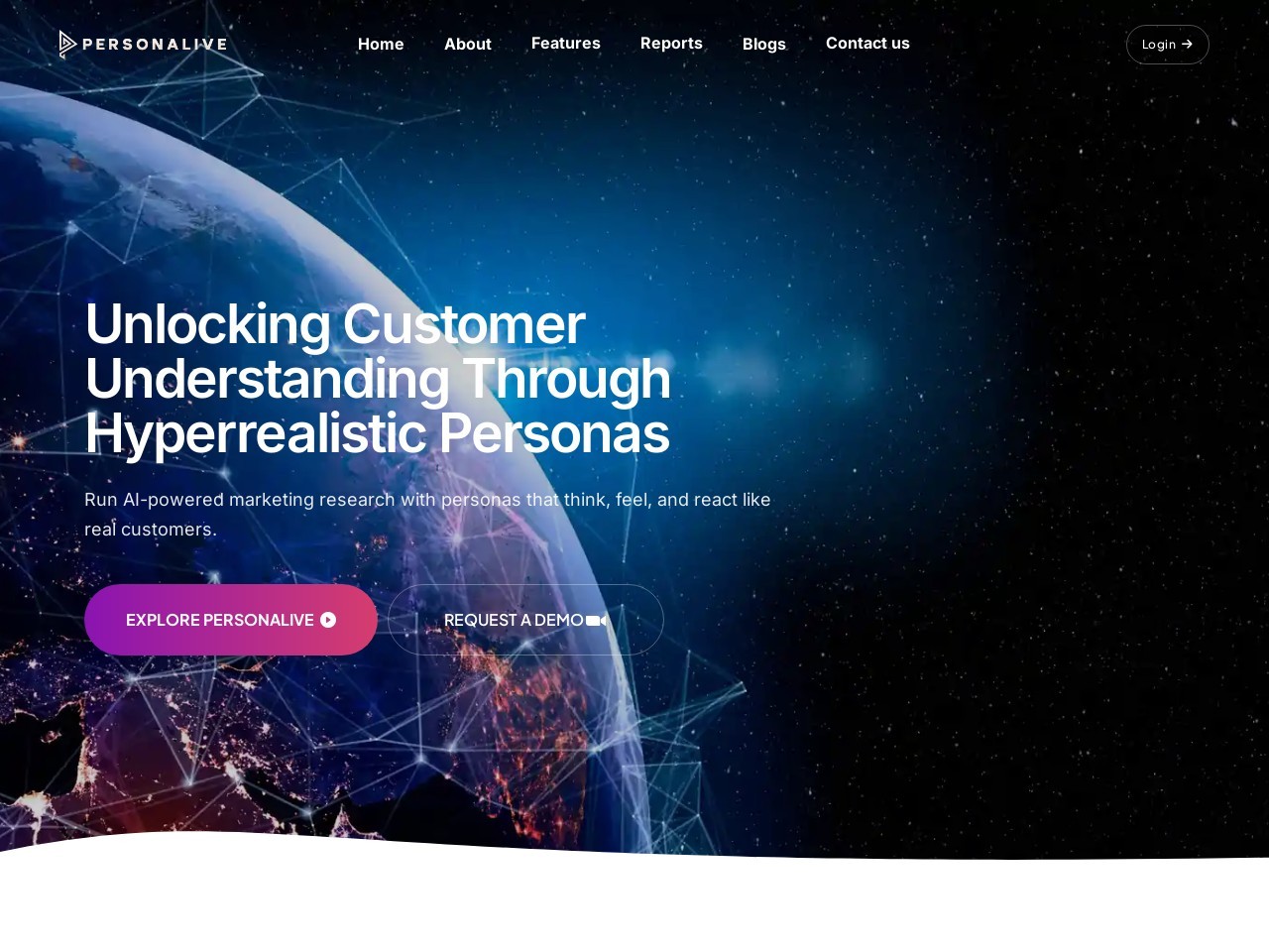 Personalive官网 – 为市场研究提供超真实客户画像的AI平台