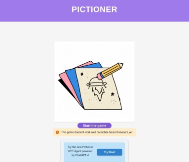 Pictioner官网 – 有趣的猜画游戏
