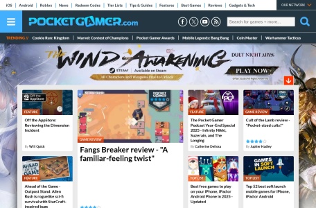 PocketGamer官网