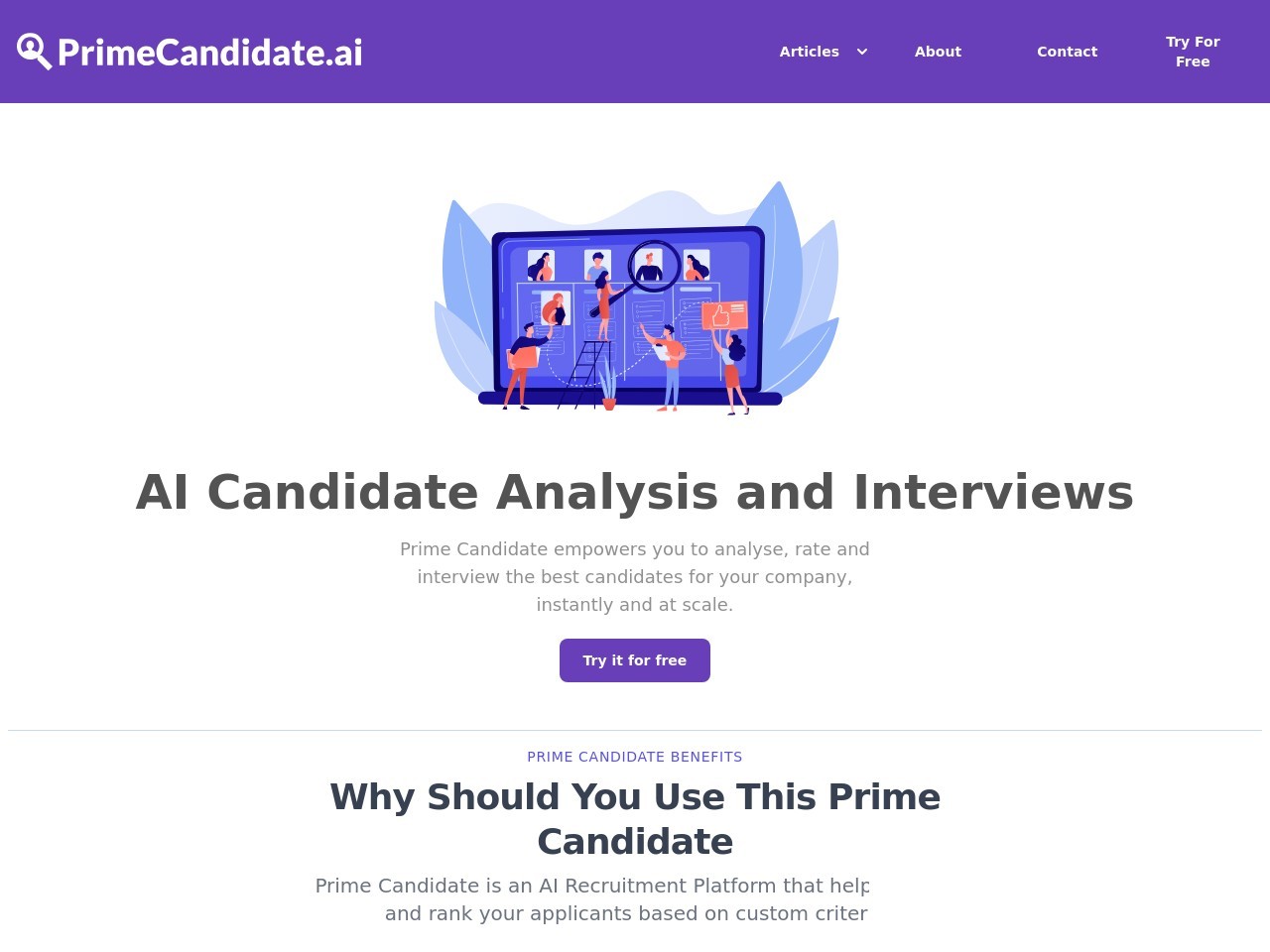 Prime Candidate官网 – 智能招聘的终极伙伴