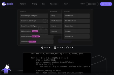 Qodo Gen官网 – AI驱动的IDE编码辅助工具