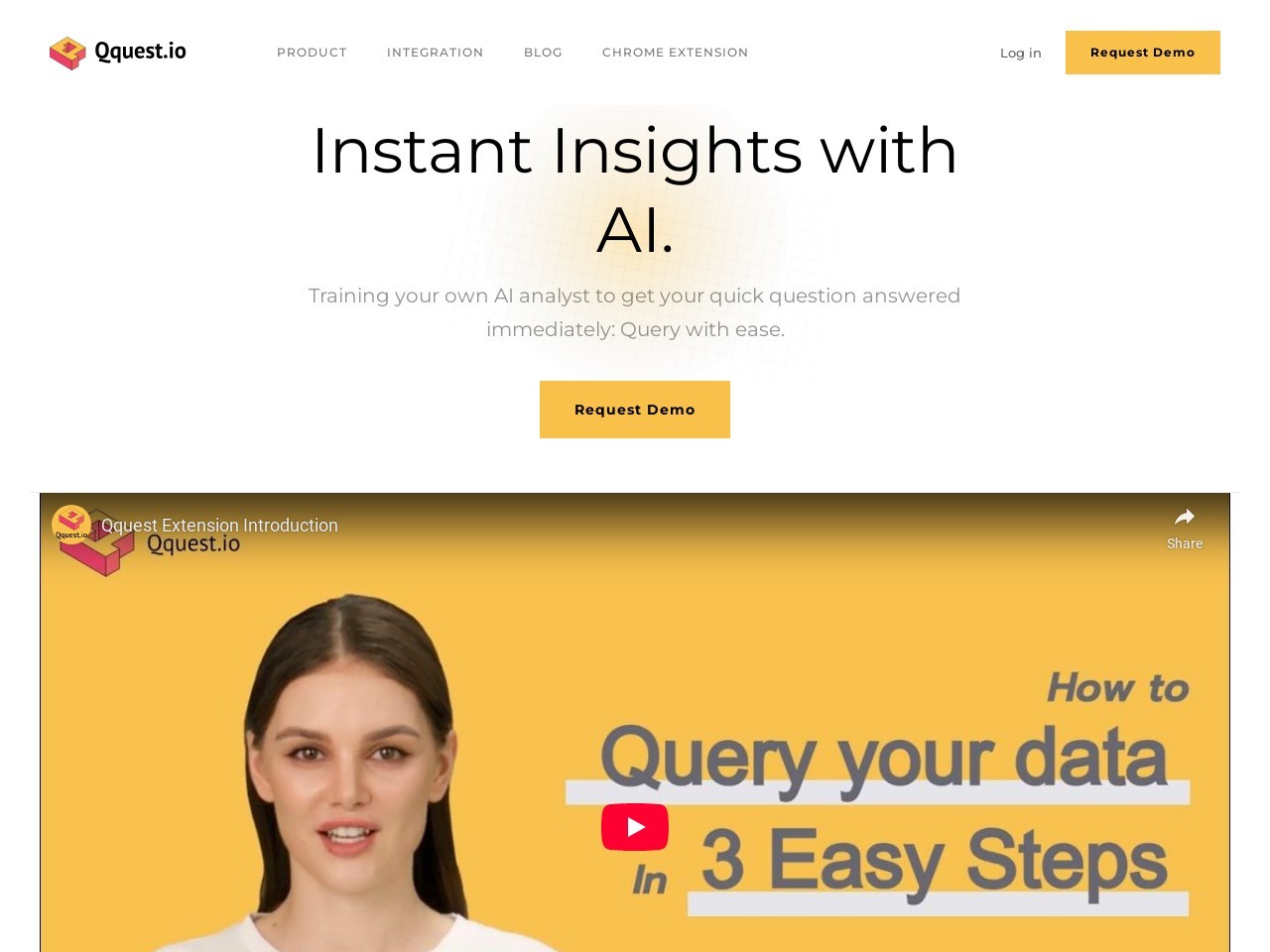 Qquest (Beta)官网 – AI工具，助力数据查询