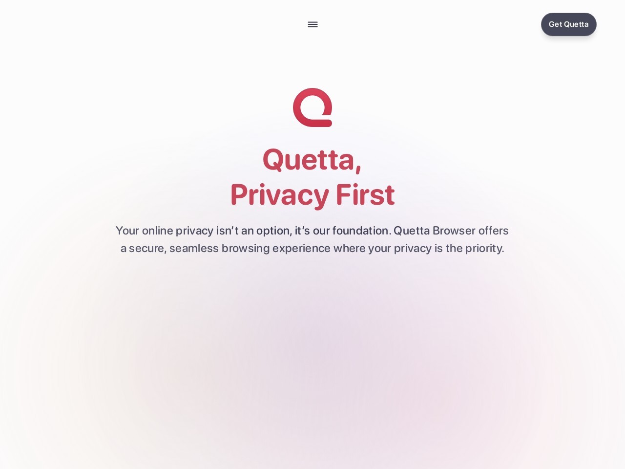 Quetta Browser官网 – 下一个以隐私为首的浏览器