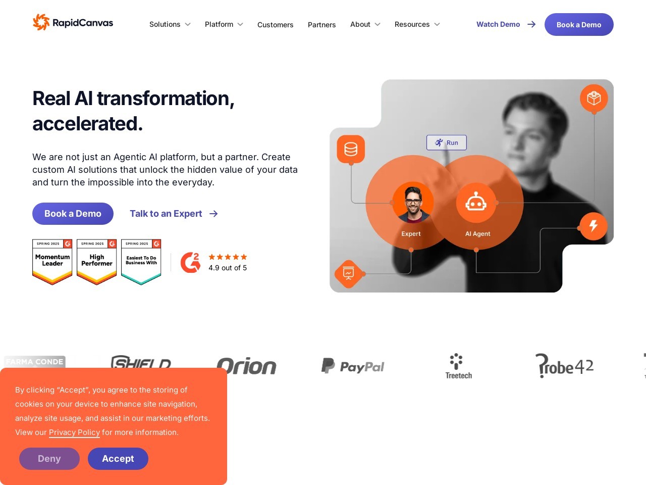 RapidCanvas官网 – 无代码的AI解决方案平台