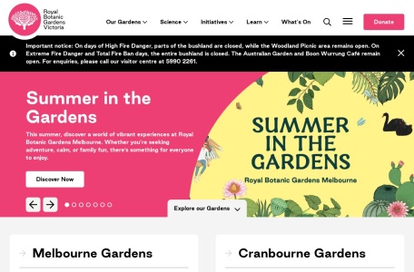 墨尔本皇家植物园官网
