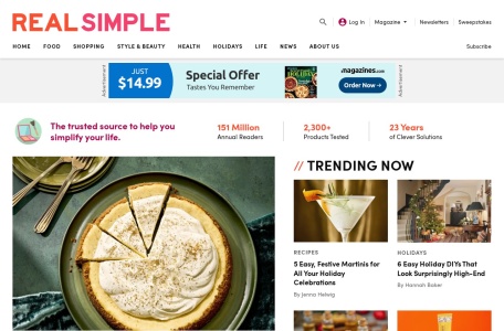 RealSimple官网