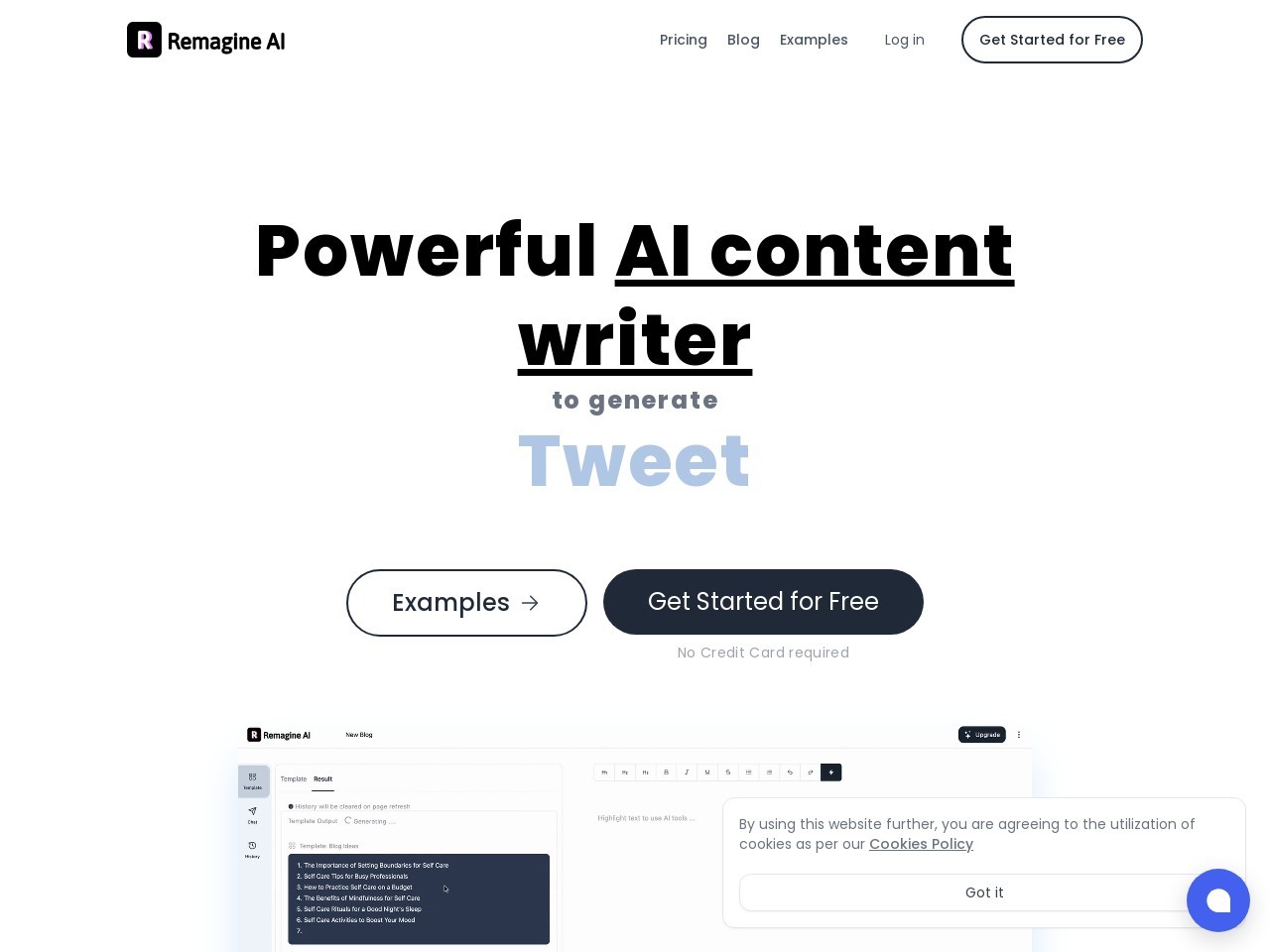 Remagine AI官网 – 快速生成高质量营销内容