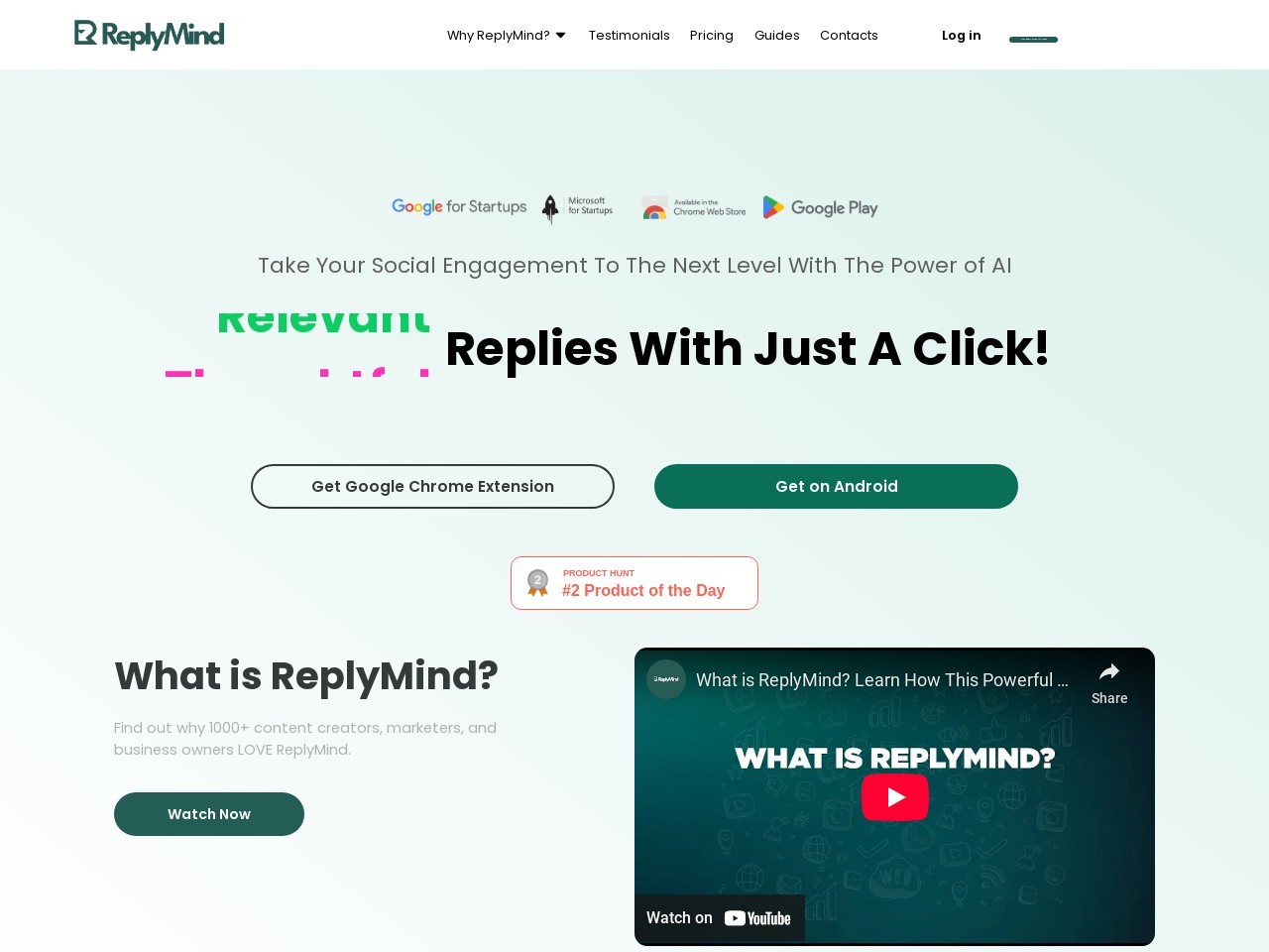 ReplyMind官网 – 帮助专业人士提升社交影响力