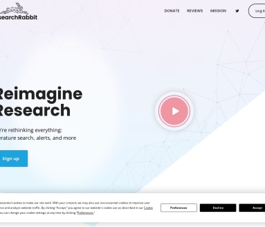 ResearchRabbit.ai 基于AI的学术论文摘要研究工具