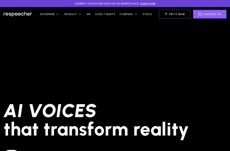 Respeecher官网 – AI语音克隆与方言优化工具
