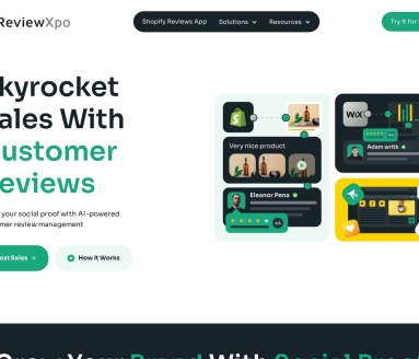 ReviewXpo官网 – 轻松管理Shopify店铺客户评价