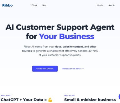 Ribbo AI官网 – 智能客服助手