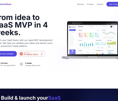 RocketSaas官网 – 快速构建SaaS MVP的平台