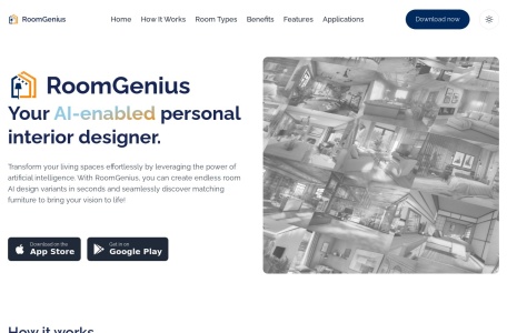 RoomGenius官网 – 用AI设计你的空间