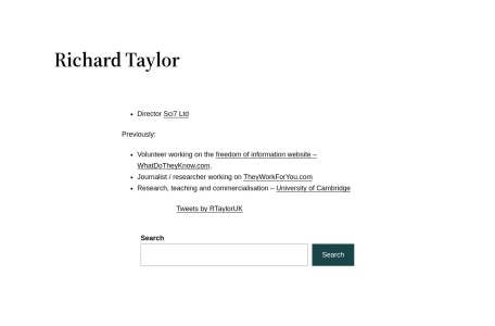 Richard Taylor官网