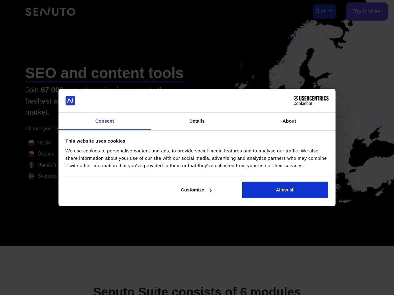 Senuto官网 – 智能关键词规划与SEO内容创作