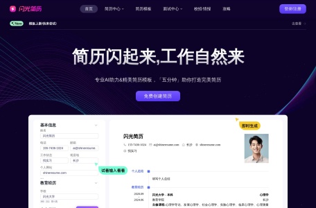 闪光简历