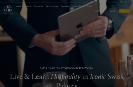 SHMS瑞士酒店管理学院官网