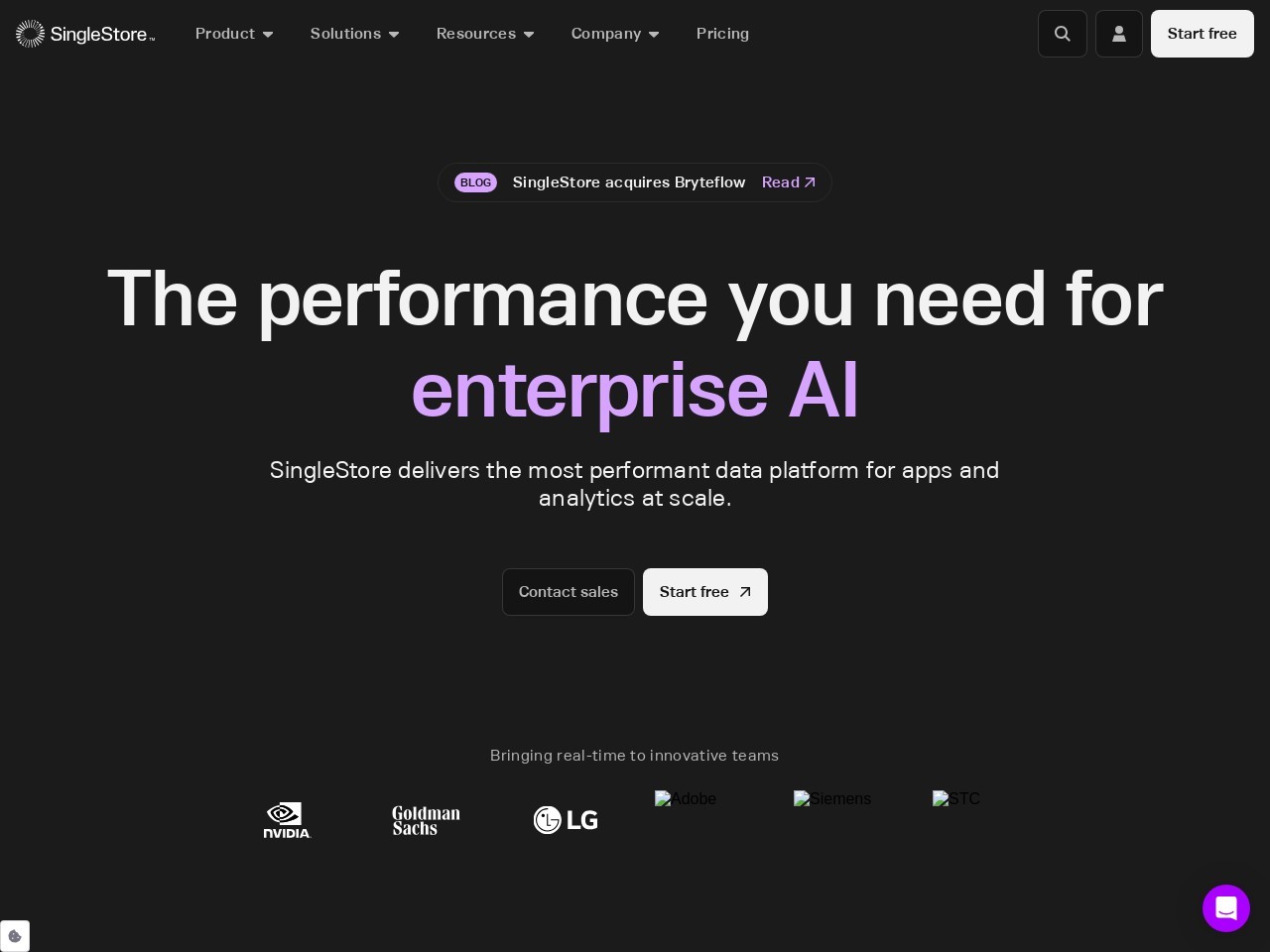 SingleStore Kai™官网 – 提升MongoDB应用的实时分析速度