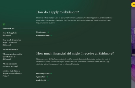 斯基德莫尔学院官网