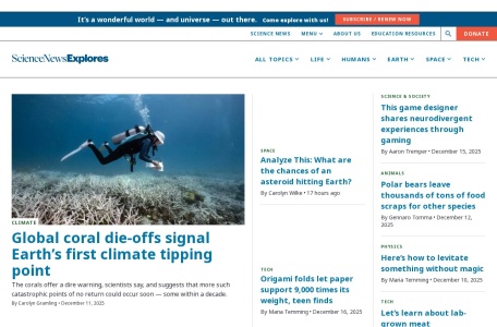 Science News Explores