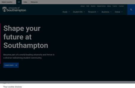 南安普顿大学官网