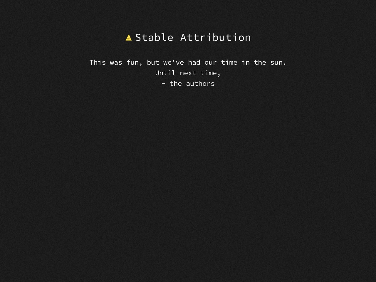 Stable Attribution官网 – 可靠的营销归因分析工具
