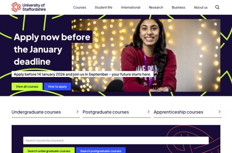 斯塔福德郡大学官网