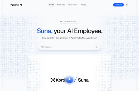 Kortix AI: 免费开源Suna代理，智能自动化复杂任务