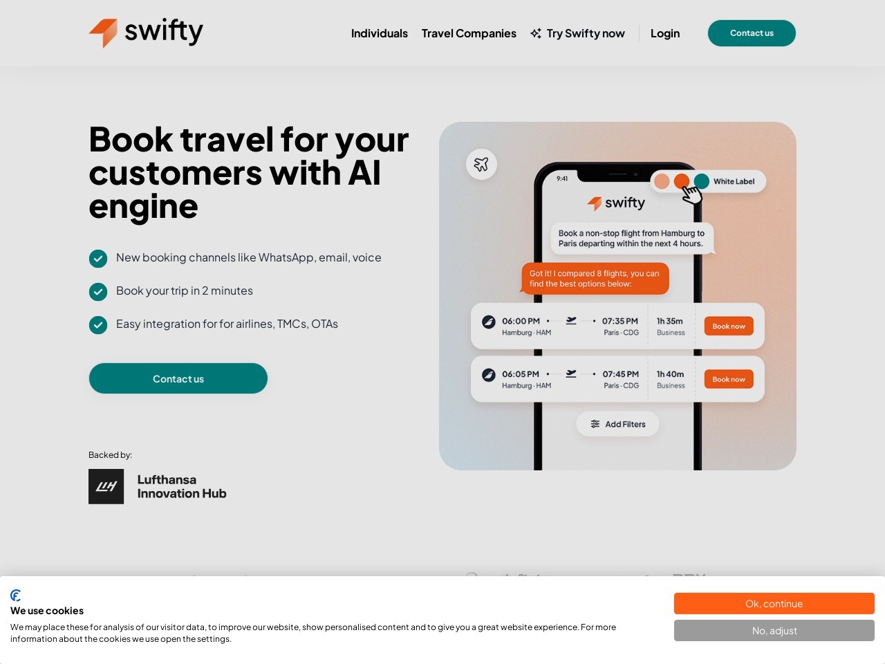 Swifty官网 – 5分钟内预定商务旅行