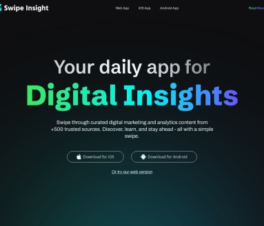 Swipe Insight官网 – 您的数字营销洞察日常应用
